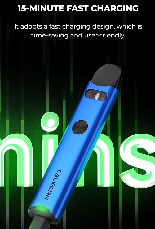 Caliburn A3 Pod Kit - 15 minutes fast-charging