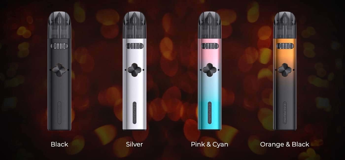 Uwell Caliburn Explorer Pod Vape Kit - 4 exquisite flavours