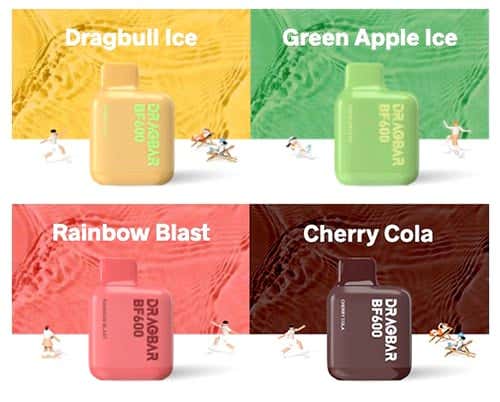 Voopoo Zovoo Drag Bar BF600 Disposable Vape Kit - Up to 15 different flavours