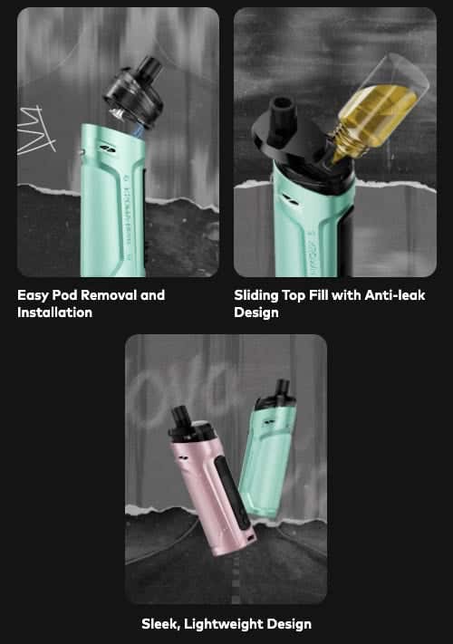 Innokin Kroma Nova Pod Vape Kit - Easy to use pod removal and slide-fill