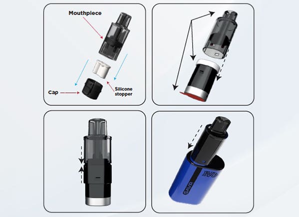IVG SAVR Prefilled Pod and Refill Container - Instructions on how to install your SAVR pod and container