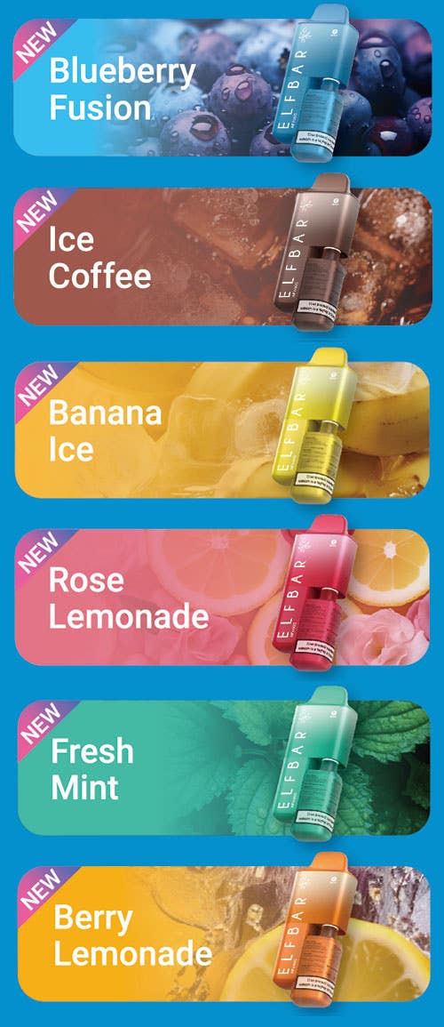 Elf Bar AF5000 Disposable Kit - 36 Deliciously intense flavours