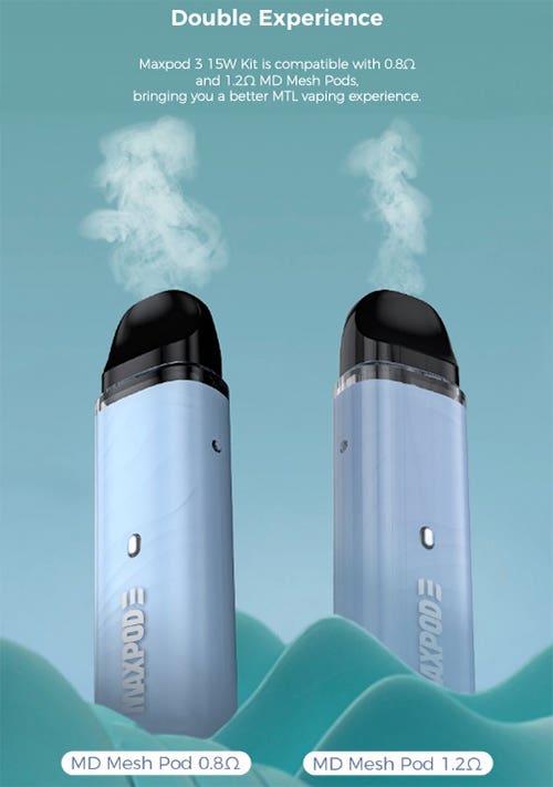 Freemax MD Mesh Pods - Double the experience with 0.8 ohm and 1.2 ohm mesh pods
