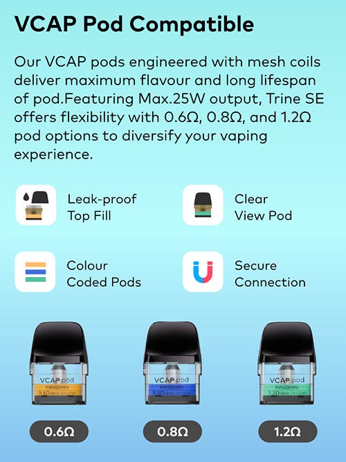 Innokin VCAP Replacement Pod Cartridge - 4 pod variants for a tailored experience