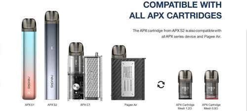 Nevoks APX S2 Pod Vape Kit - Compatible with all APX Cartridges