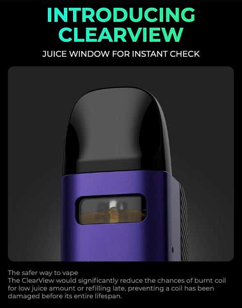 Uwell Caliburn GZ2 Pod Vape Kit - Introducing clearview