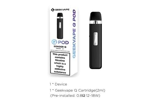 Geekvape Sonder Q Pod Vape Kit - What's in the box?