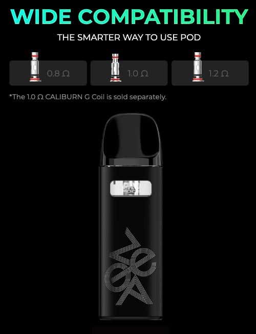 Uwell Caliburn GZ2 Pod Vape Kit - Wide compatibility and smarter to use