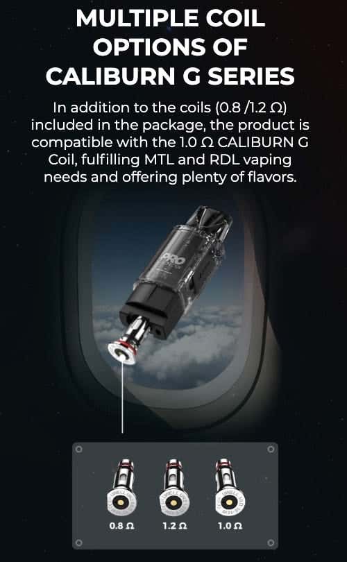 Uwell Caliburn GK2 Vision Pod Vape Kit - Compatible with Caliburn G Series coils