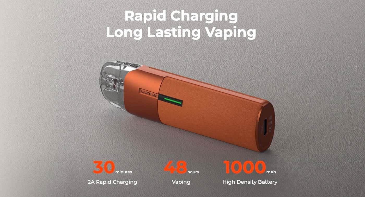 Vaporesso Luxe Q2 Pod Vape Kit - Rapid charging, long lasting vaping