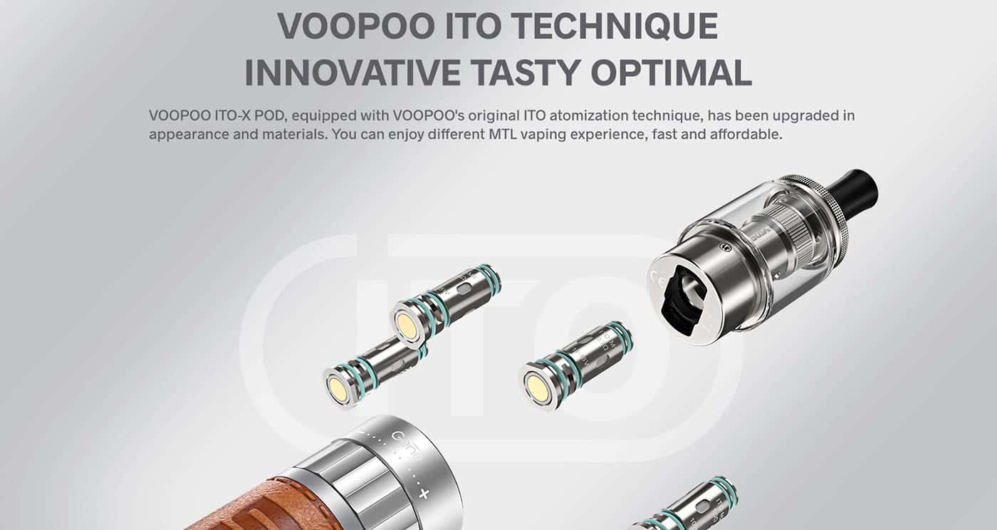Voopoo ITO-X Pod - Innovative optimum technology