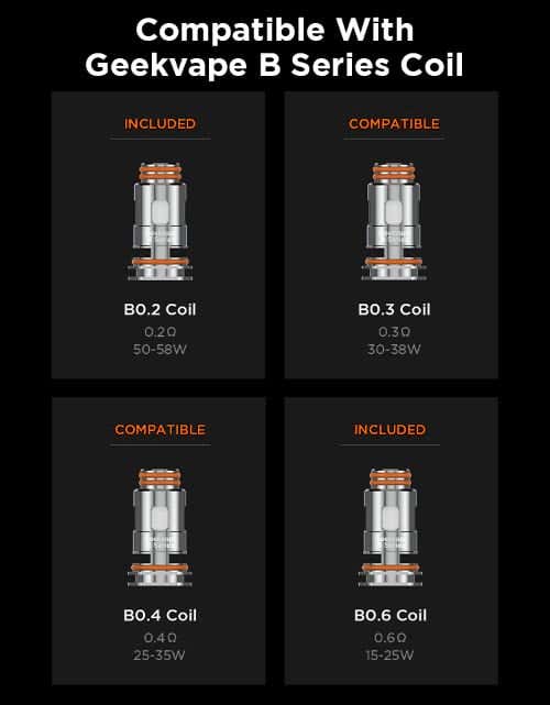 Geekvape Aegis Boost III Vape Kit - Geekvape B Series Coil Range
