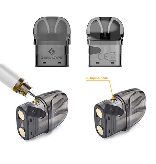 Geekvape U Cartridge - Refilling instructions