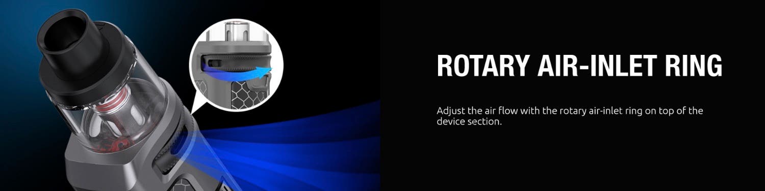 Smok RPM 100 Pod Vape Kit - Rotary air-inlet ring
