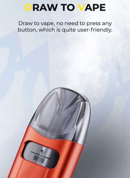 Caliburn A3S Pod Vape - Draw to vape!
