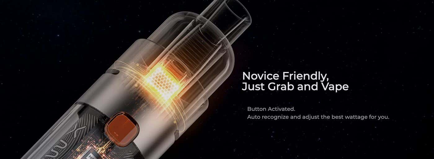 Novice, friendly, just grab and vape