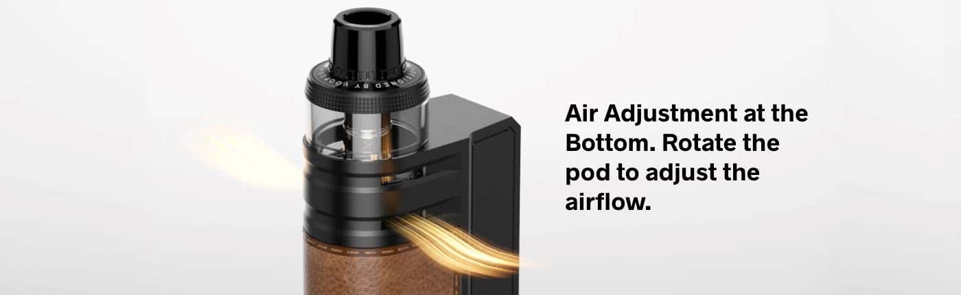 PnP Pod II - Air adjustment at the bottom