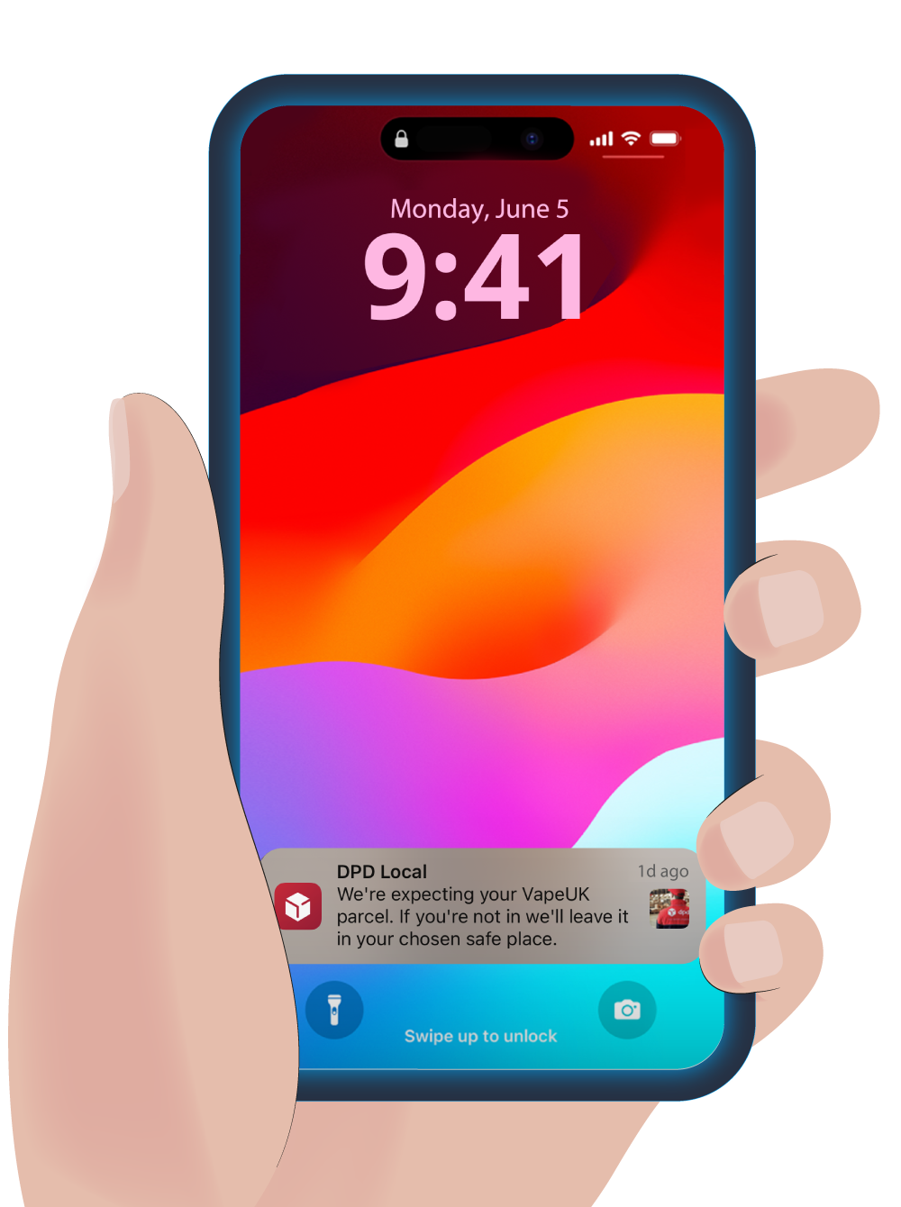Image showing DPD Push Notifications