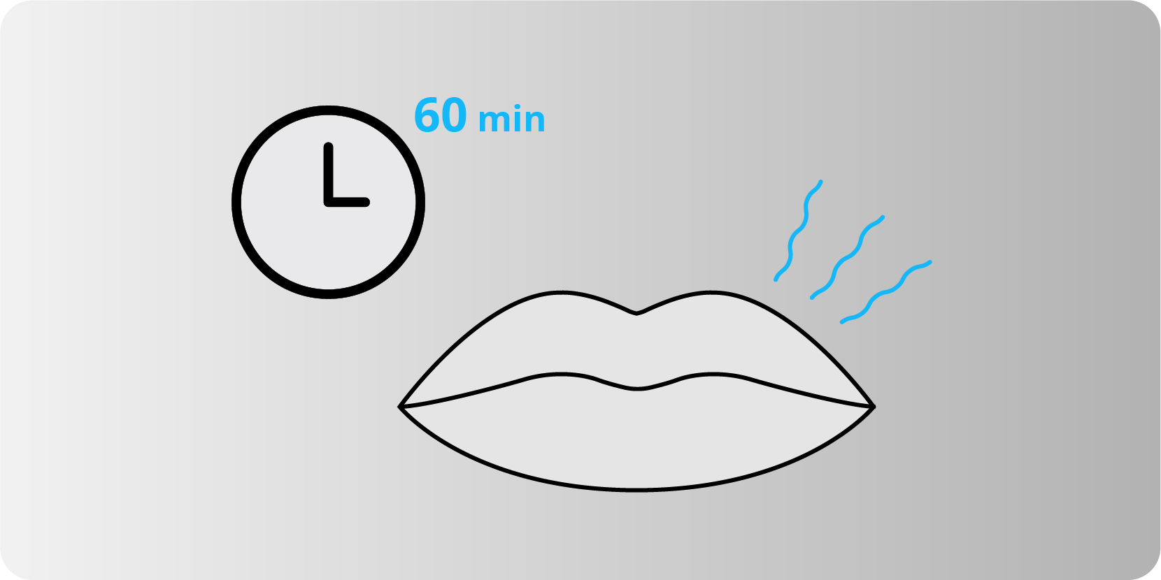 Enjoy the Nicotine Pouch for up to 60 minutes