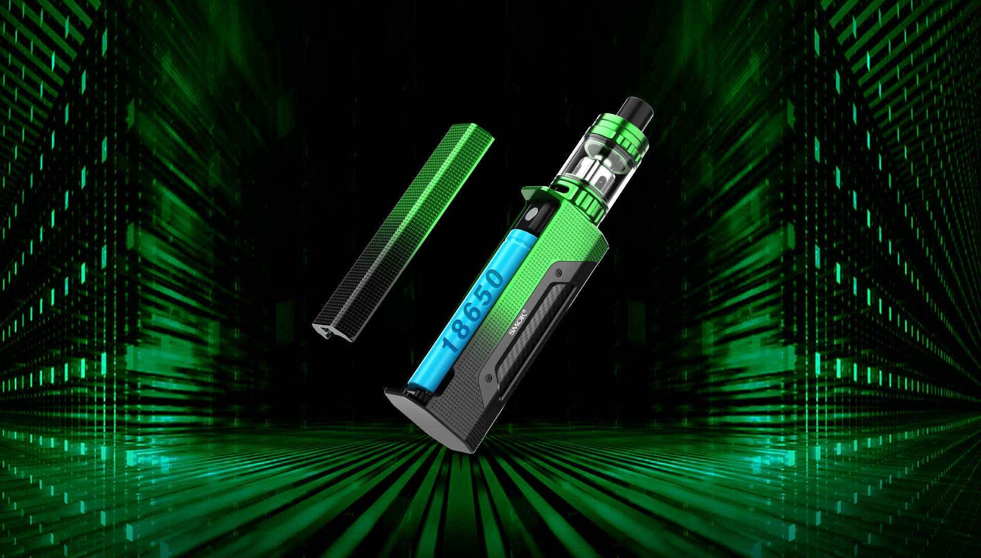 Powered by a single 18650 battery