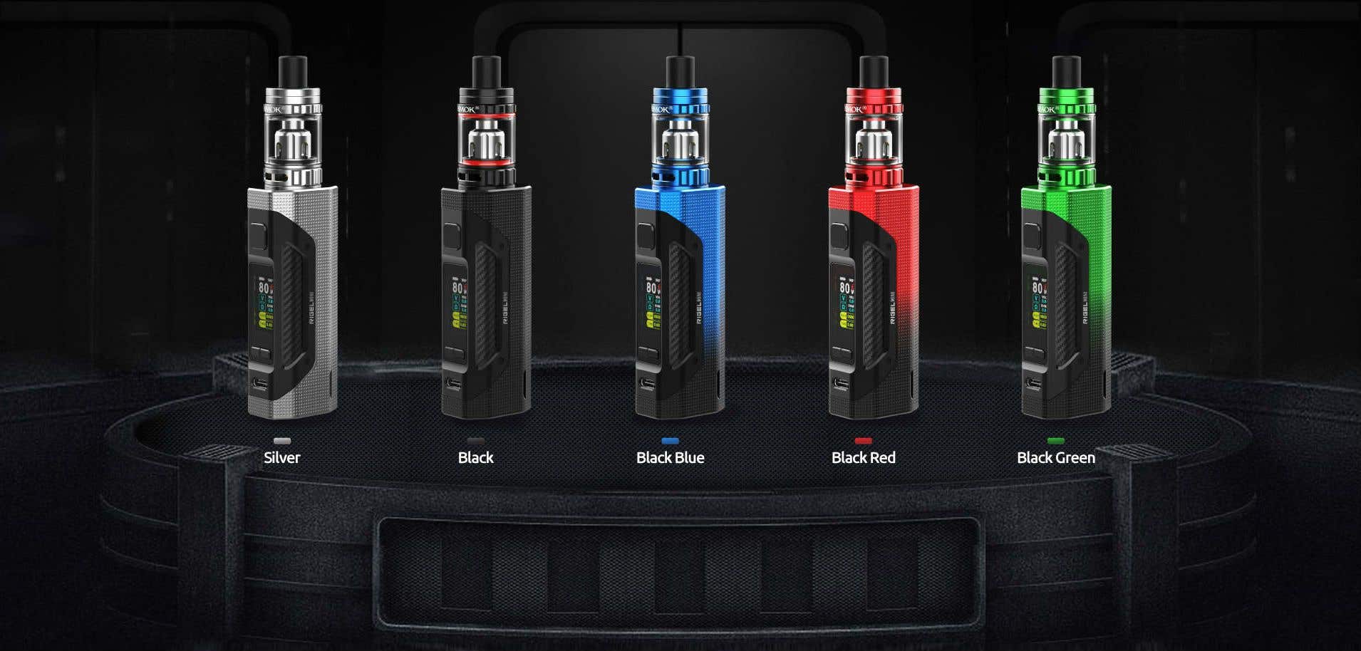 Rigel mini is available in five colour options