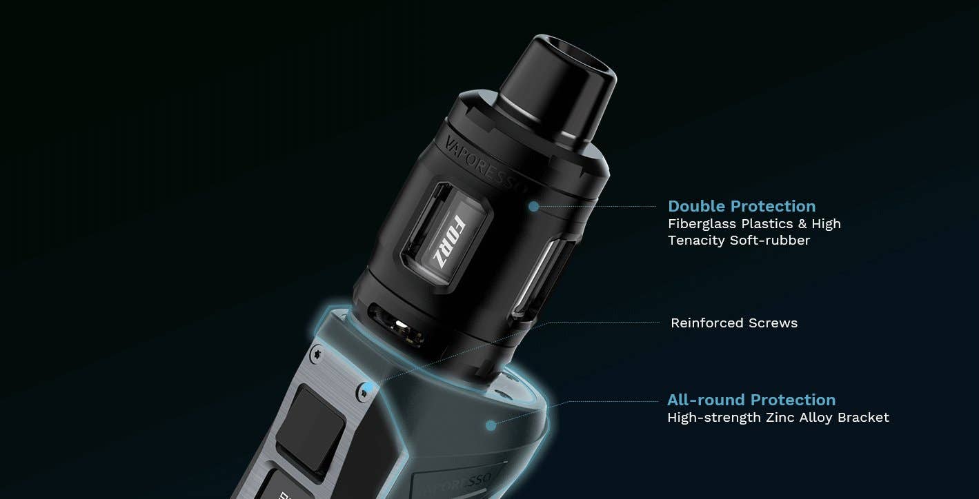 The Vaporesso FORZ TFX80 is dustproof.