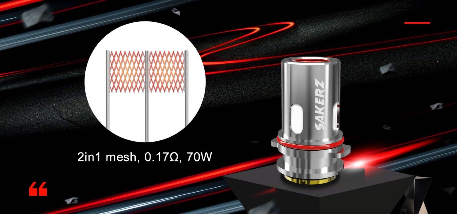 Horizon Sakerz 0.17ohm coils