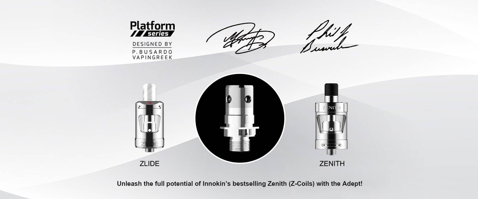 The Innokin Adept Zlide Kit uses Innokin Z Coils