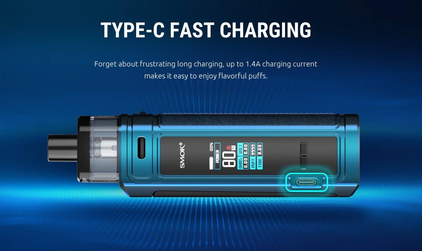 Charge at up to 1.4A to avoid long charging times