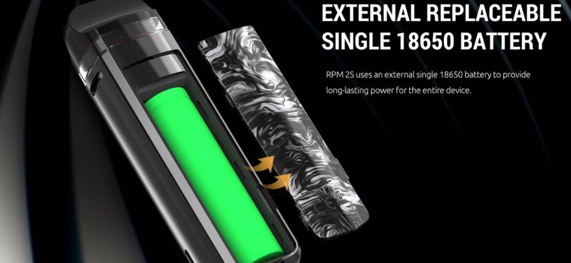 RPM 2S POD MOD KIT Replaceable Battery
