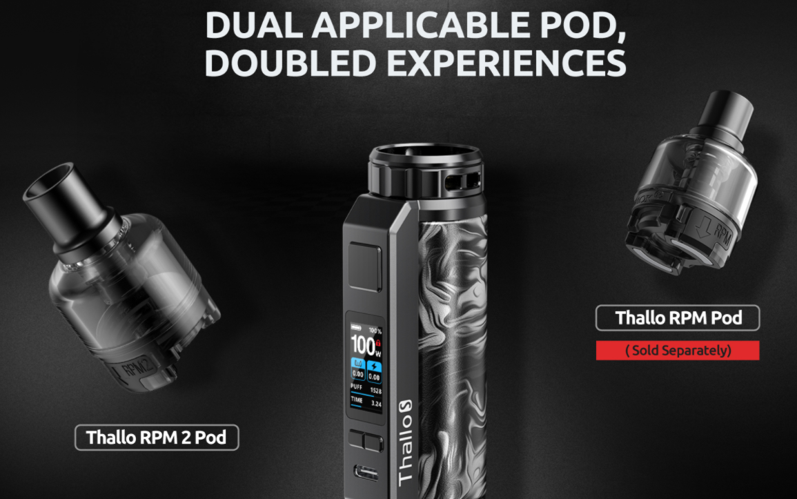 The Smok Thallo is compatible with RPM coils and RPM 2 coils