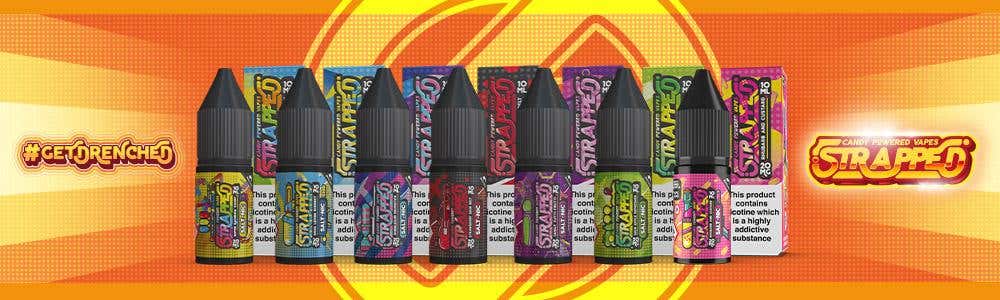 Strapped Nicotine Salt E-Liquid Banner