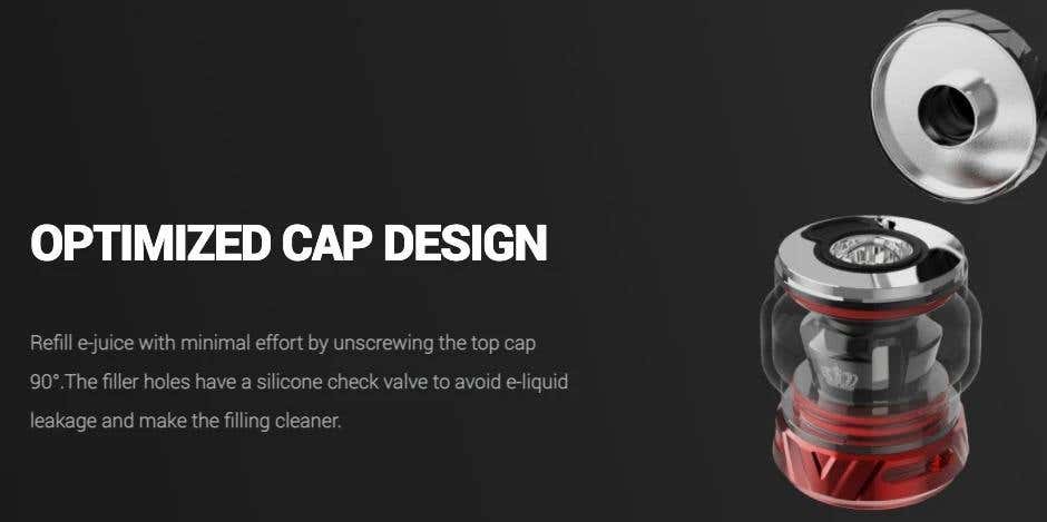 Uwell Crown 5 / Crown V Kit Filling your tank with vape juice is cleaner and easier than ever.