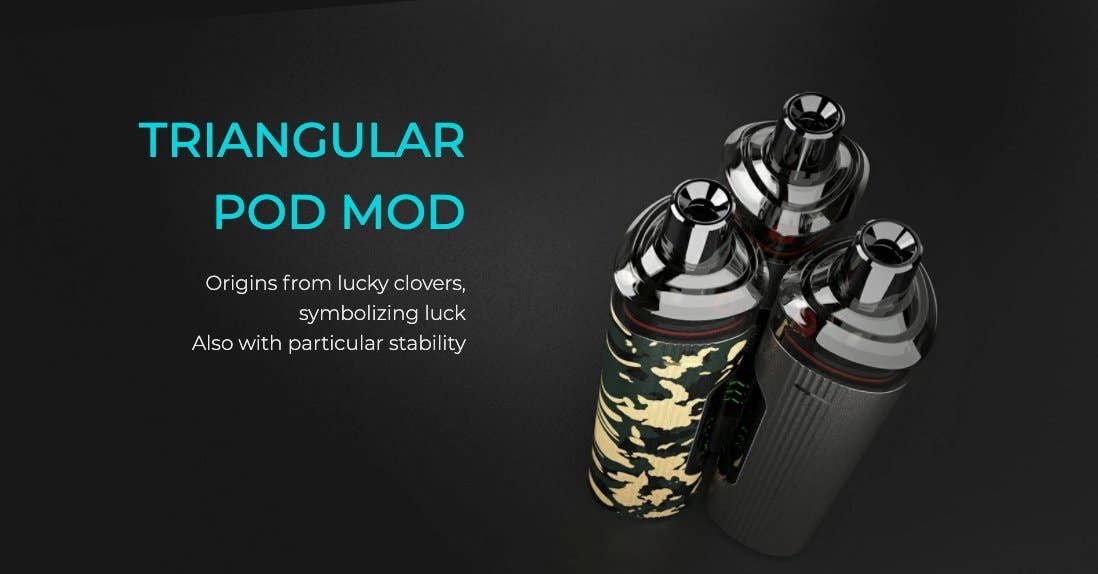A triangular pod mod design