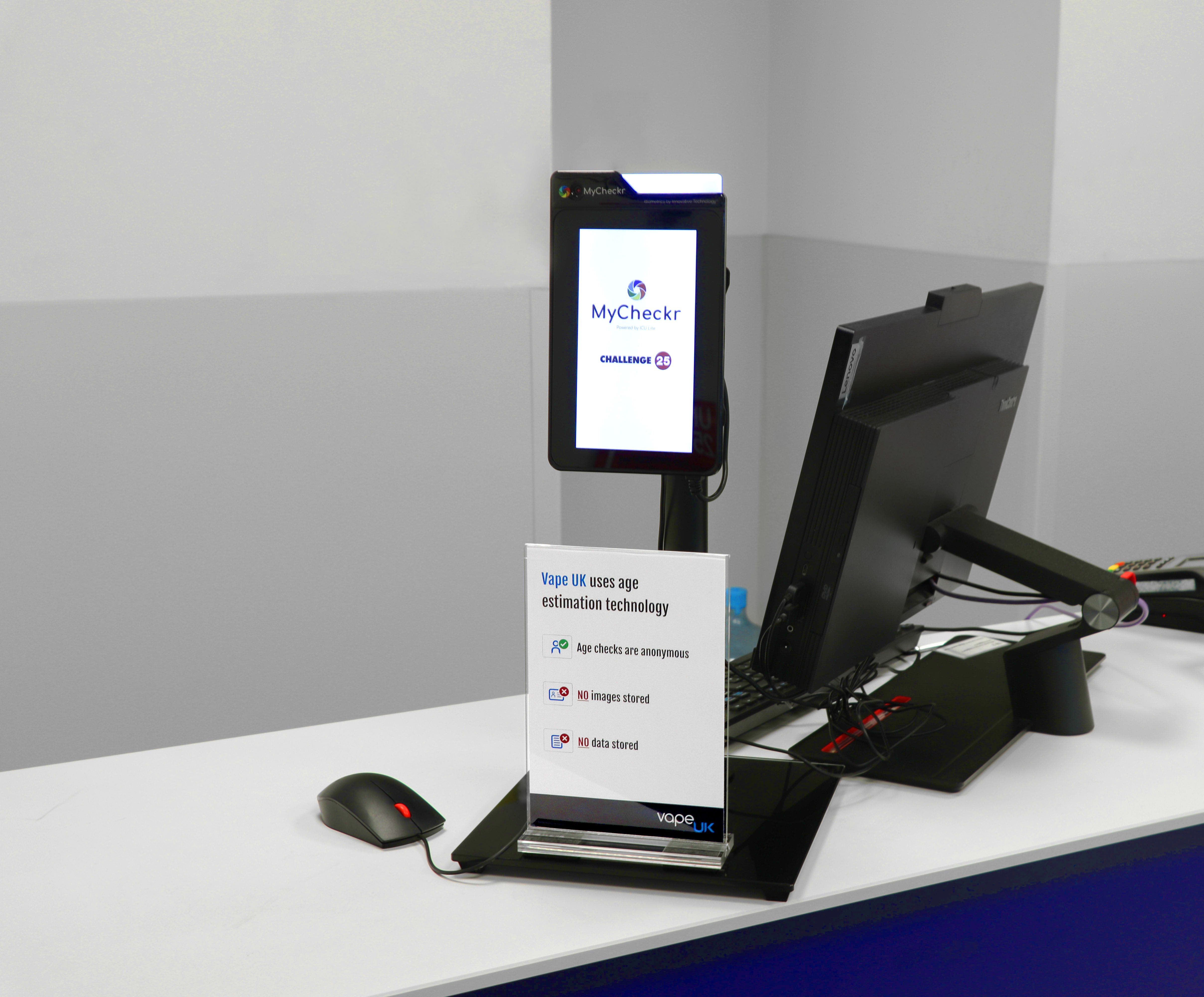 A My Checkr Device in our Brighton Store A My Checkr Device in our Brighton Store