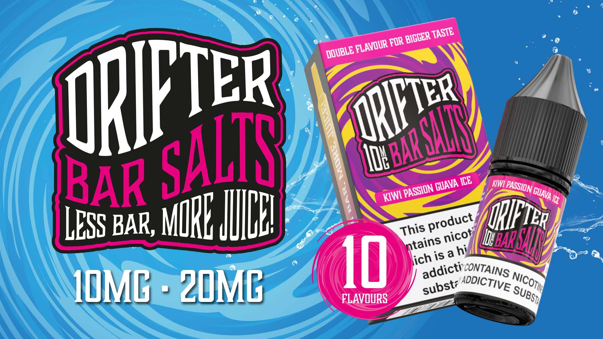 Drifter Bar E-Liquids - Nic Salts Category Banner