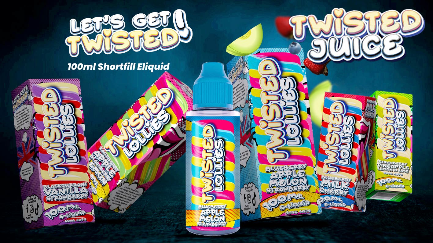 Twisted Juice Short Fill E-Liquid Banner